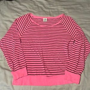 Pink striped shirt